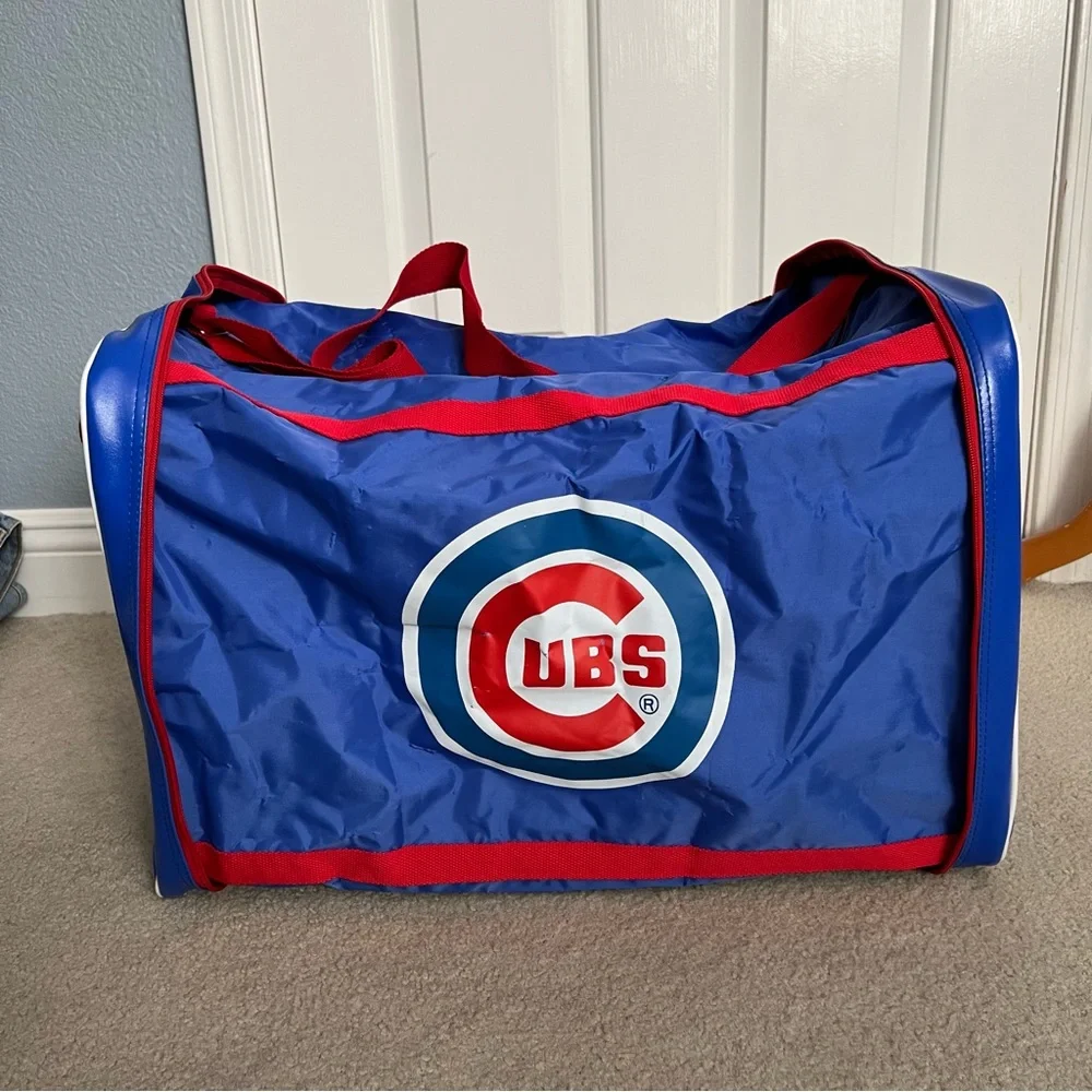 Vintage 70s Chicago Cubs Deadstock The Stadium Seat Cushion Sport Bag Give Away